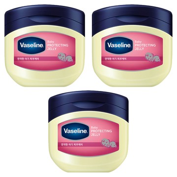 Vaseline 凡士林 嬰兒爽身潤膚膏 呵護嬰兒肌膚 清爽的嬰兒粉香  100ml  3罐