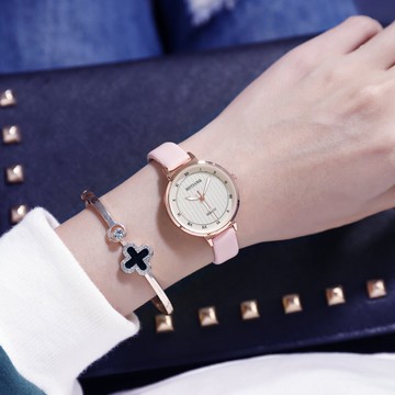 ins手表女韓版簡約休閑中學生小清新百搭原宿風軟妹可愛日系手表