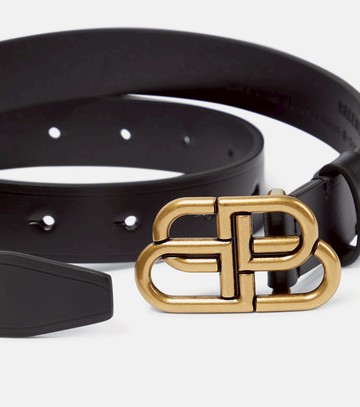 Balenciaga Slim leather belt