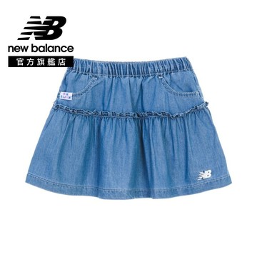 【New Balance】 NB 童裝短裙_中性_牛仔淺藍_7WG2V08TLBL
