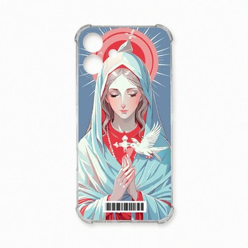 iPhone 16 Plus 殼 TRON IPhone 16 PLUS 聖母水彩  載具 四角防摔殼 手機殼