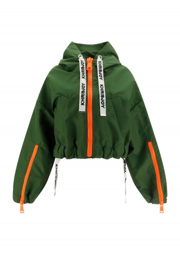 Khris Joy - Windbreaker Jacket - Womens - Green