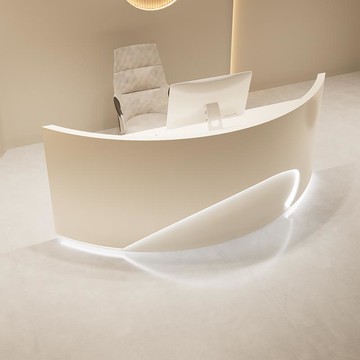 收銀臺店鋪小型美容院服裝店弧形吧臺接待臺美發店迎賓臺公司前臺197SFY 快速出貨