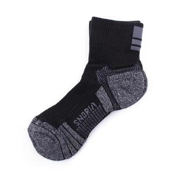 SNORIA 競速極光除臭襪 黑 JIO9013