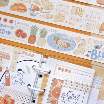 小食甜茶 PET 和紙膠帶 台灣製 10米卷