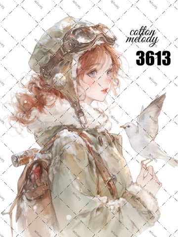 original sticker no.3613 人物貼紙 原創貼紙 原創人物貼紙 裝飾貼紙 cotton melody