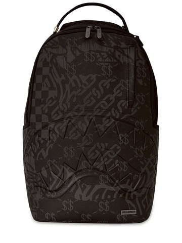Printed Canvas Backpack