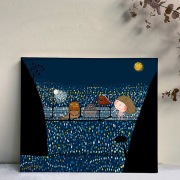 無框畫-Dolly 紙飛機