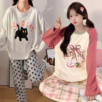 Sleeping Beauty 派對森林長袖附胸墊居家套裝-6色可選