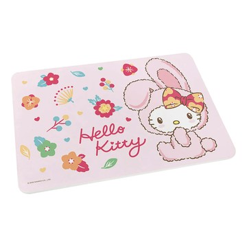 收納王妃 軟式珪藻土吸水地墊兔年凱蒂 60 x 39 x 0.9 cm  60 x 39 x 0.9cm  粉紅花兔  1個