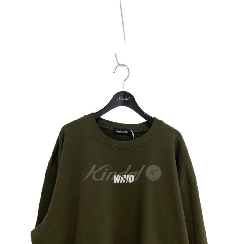 WIND AND SEA AMERI SWEAT SHIRT OLIVEレディース