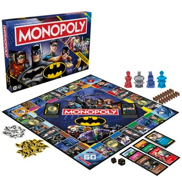 《孩之寶 HASBRO》地產大亨 MONOPOLY  蝙蝠俠收藏版 (原文版) 東喬精品百貨
