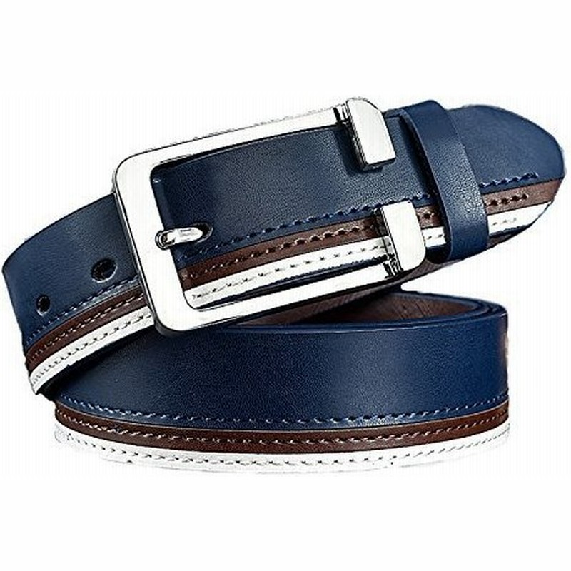 Make 2 Be レザー メンズ 革 ライン入り ベルト ゴルフ Pu 合革 サイズ調整可能 カジュアル ラバーベルト 紳士 プレゼント 父の日 通販 Lineポイント最大get Lineショッピング