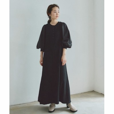 ティティベイト シャツドッキングボリュームスリーブワンピース レディース ブラック L Titivate 通販 Lineポイント最大get Lineショッピング