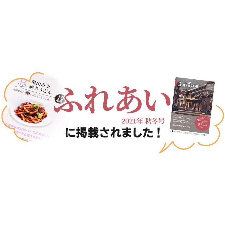 亀山 みそ焼きうどん オリジナルパッケージ ６食 （２食×３ セット ） 送料無料 特製 味噌 たれ付 秘密のケンミンshow 通販 味噌焼きうどん お土産