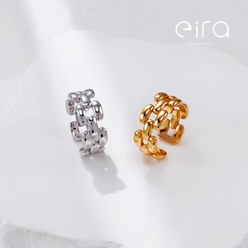 Eira Accessory 鏈條造型戒指‧925純銀戒指‧可調式戒指‧精緻 優雅 質感 輕奢 造型 CKJZ0072A