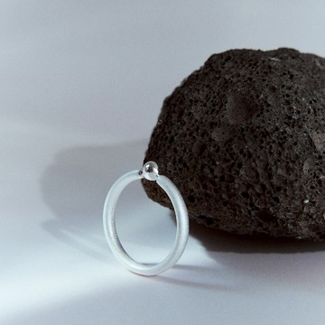 【BONNY&READ飾品】[B&R設計款/純銀] 凝光戒指 / 銀色 / 4 size | 附品牌專屬包裝袋 獨家設計 戒指 S925低敏純銀