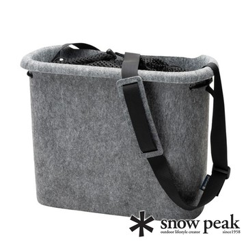 出清特價【日本 snow peak】TAKUBAKO野餐籃-灰 UG-185 戶外.登山.露營