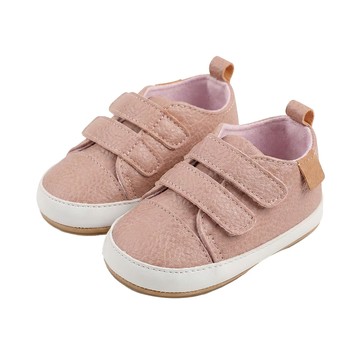 魔鬼氈嬰兒鞋 玫瑰粉  13