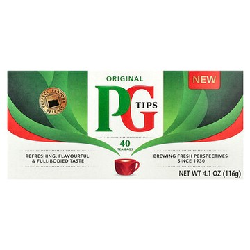PG Tips, 原味茶，40 茶包，4.1 盎司（116 克）