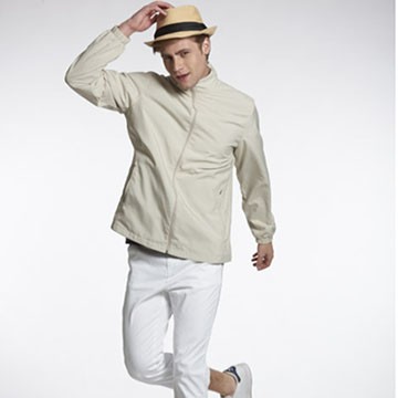 Sunrise卡其色透氣網裡外套中性款-99321