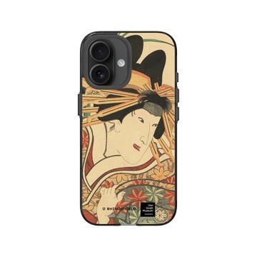 iPhone 16 Clear (相機按鈕) 酷墨灰 - Van Gogh Museum - 三代目岩井粂三郎 三浦屋高尾