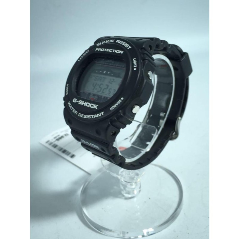 CASIO◇ソーラー腕時計・G-SHOCK/デジタル/ラバー/BLK/BLK | LINEショッピング