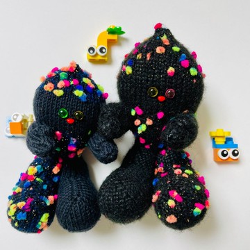 繽紛的 POOKNIE 鉤織玩偶鑰匙圈