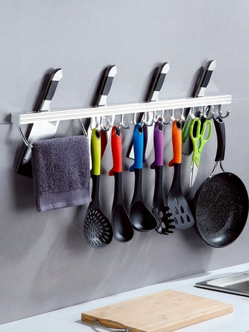 廚房置物架壁掛式用品家用大全刀具收納神器刀架免打孔廚具掛架子