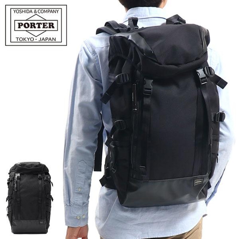 極美品✨ PORTER HEAT リュックサック ブラック 大型 アウトドア ...