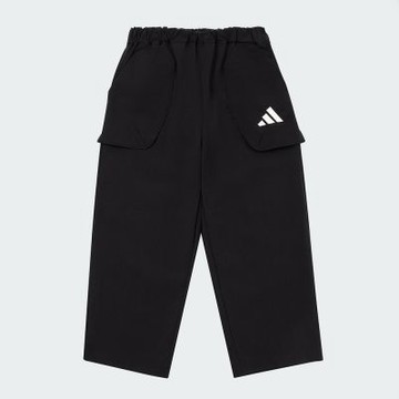【adidas 愛迪達】 運動長褲 吸濕排汗 童裝 KH0272