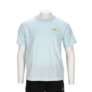 Puma 流行系列PT 男款 藍綠色 亞規 純棉 Logo 運動 休閒 T恤 短袖 63298296