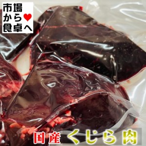 くじら肉 赤身 刺身用 500gにんにく・生姜醤油、ステーキ、竜田揚げ、ユッケ、お寿司に【冷凍