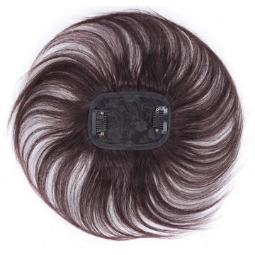 [米蘭精品] 現貨秒發 女假髮真髮補髮片透氣假髮片輕量免打理隱形增髮量假髮接髮-25cm直髮2色74gy5