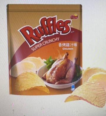 [COSCO代購6] C123855 RUFFLES 波樂 雞汁口味厚切洋芋片 580G