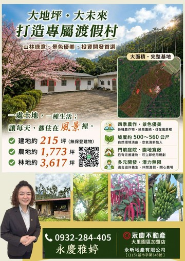 ．埔里水墻近溪南國小美地(建地+農地+林地)｜南投縣埔里鎮溪南段