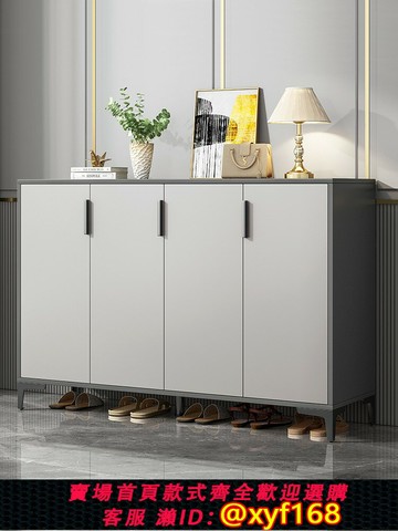 {可打統編 最低價}2024新爆款鞋柜家用門口外走廊用進入戶門高檔玄關柜樓道收納鞋架