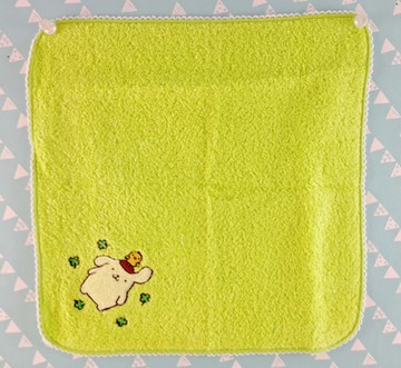 【震撼精品百貨】Pom Pom Purin 布丁狗~手帕_幸運草