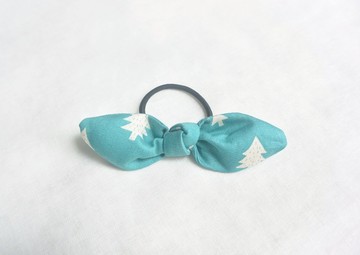 蝴蝶結髮圈 - 聖誕樹