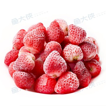 台灣-冷凍草莓鮮果(300g/包)#冷凍水果#大湖草莓#見內文-1J5B【魚大俠】AR185