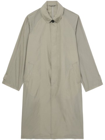 mfpen - raglan-sleeves button-up coat - men - Nylon - M - Neutrals