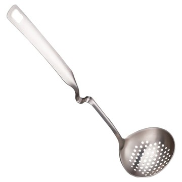 Kiyodo 304不鏽鋼可掛式漏杓  銀色  1支  29x8cm