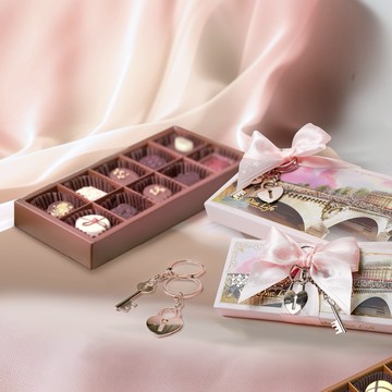 【Diva Life】 銀饌10入夾心巧克力禮盒｜七夕、告白送禮、限量加贈情鎖