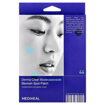 MEDIHEAL, Derma Clear Madecassoside Blemish Spot Patch, 44 Patches