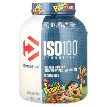 Dymatize, ISO100 純水解乳清蛋白分離物，水果味，5 磅（2.3 千克）