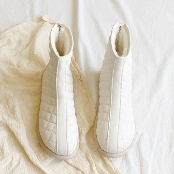 【大頭叔】韓版秋冬季馬丁靴女圓頭百搭春秋平底短筒低跟加絨短靴