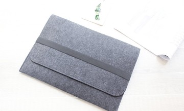 深灰色 電腦保護套 筆電包 電腦包 2024 Macbook 12 可訂製 045D