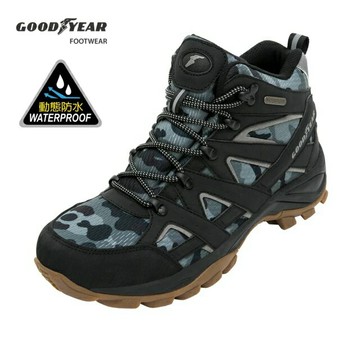 ├登山樂┤美國 GOODYEAR 男款登山健行鞋 迷彩黑 (零碼出清) # GAMO03540