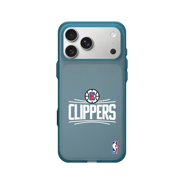 iPhone 17 Pro Max Clear (相機按鈕) 夜幕藍 - NBA - Logo-洛杉磯快艇 L.A. Clippers - Light