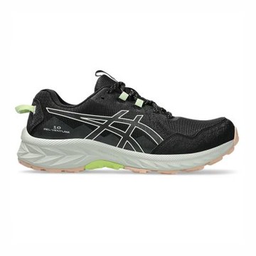 Asics GEL-Venture 10 [1012B759-003] 女 慢跑鞋 越野 彈力 支撐 緩震 黑 綠